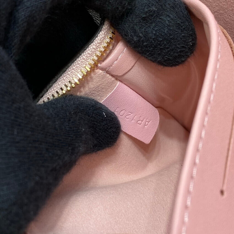 Replica Louis Vuitton Damier Ebene Double Zip Pochette N60254