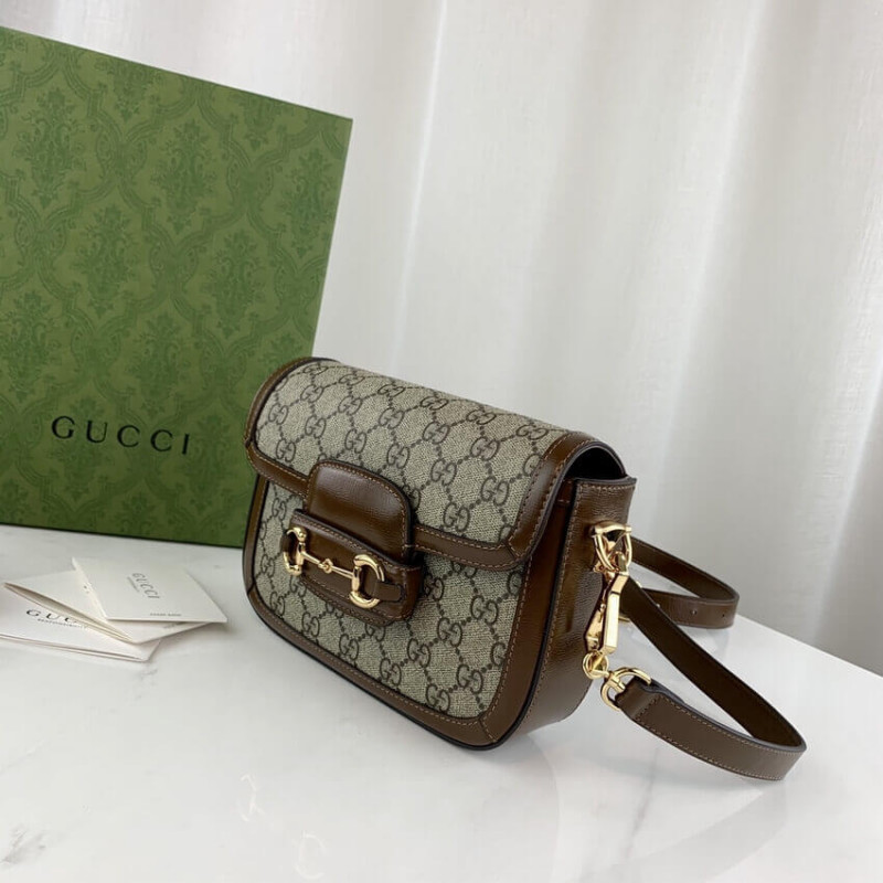 Replica Gucci Horsebit 1955 Mini Bag In Gg Supreme 658574
