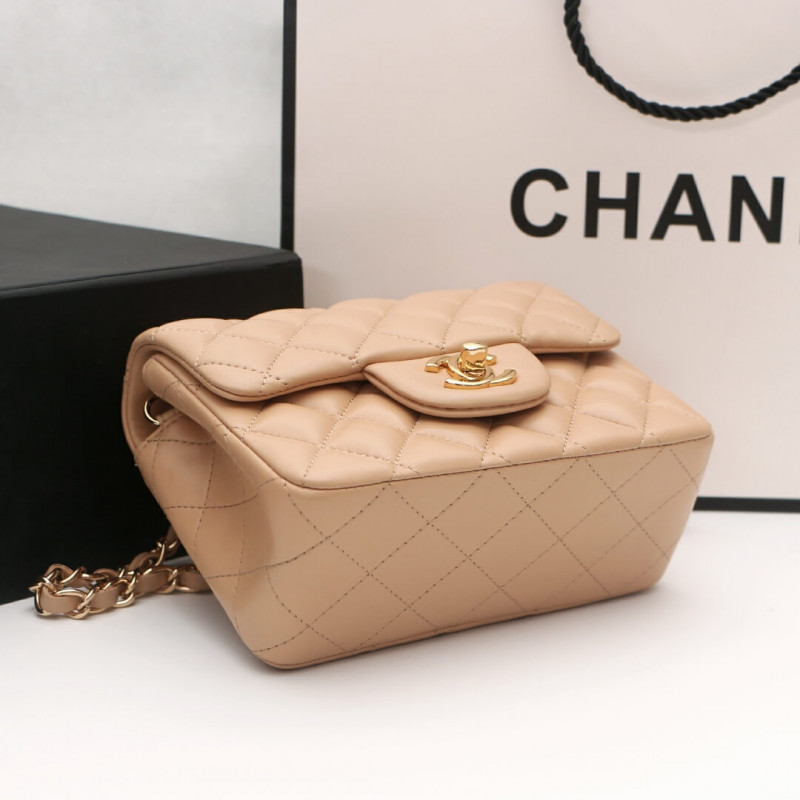Replica Chanel Lambskin 17Cm Classic Flap Bag 1115