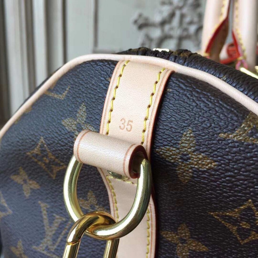 Replica Louis Vuitton Monogram Canvas Speedy Bandouliere 35 M41111