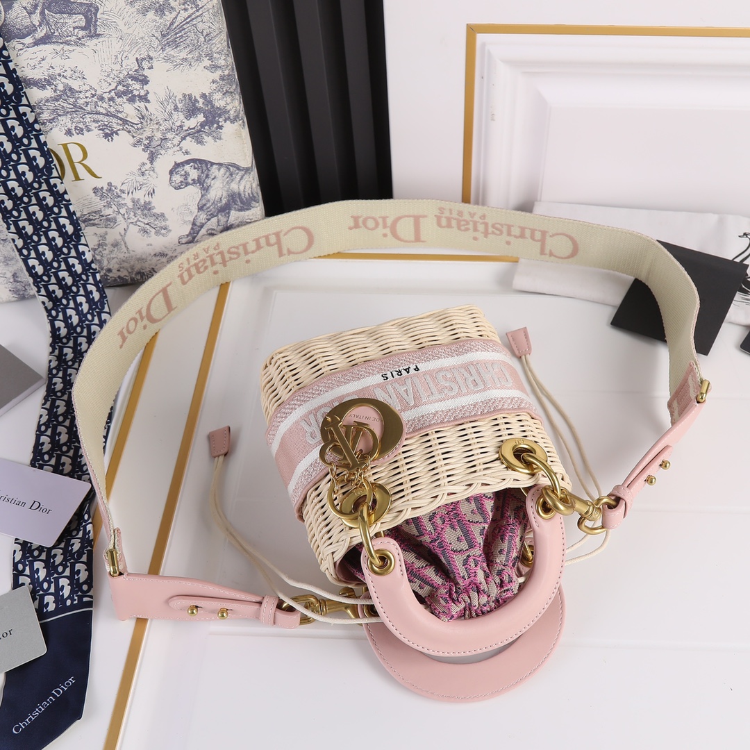 Replica Dior Lady D Bag-Pink