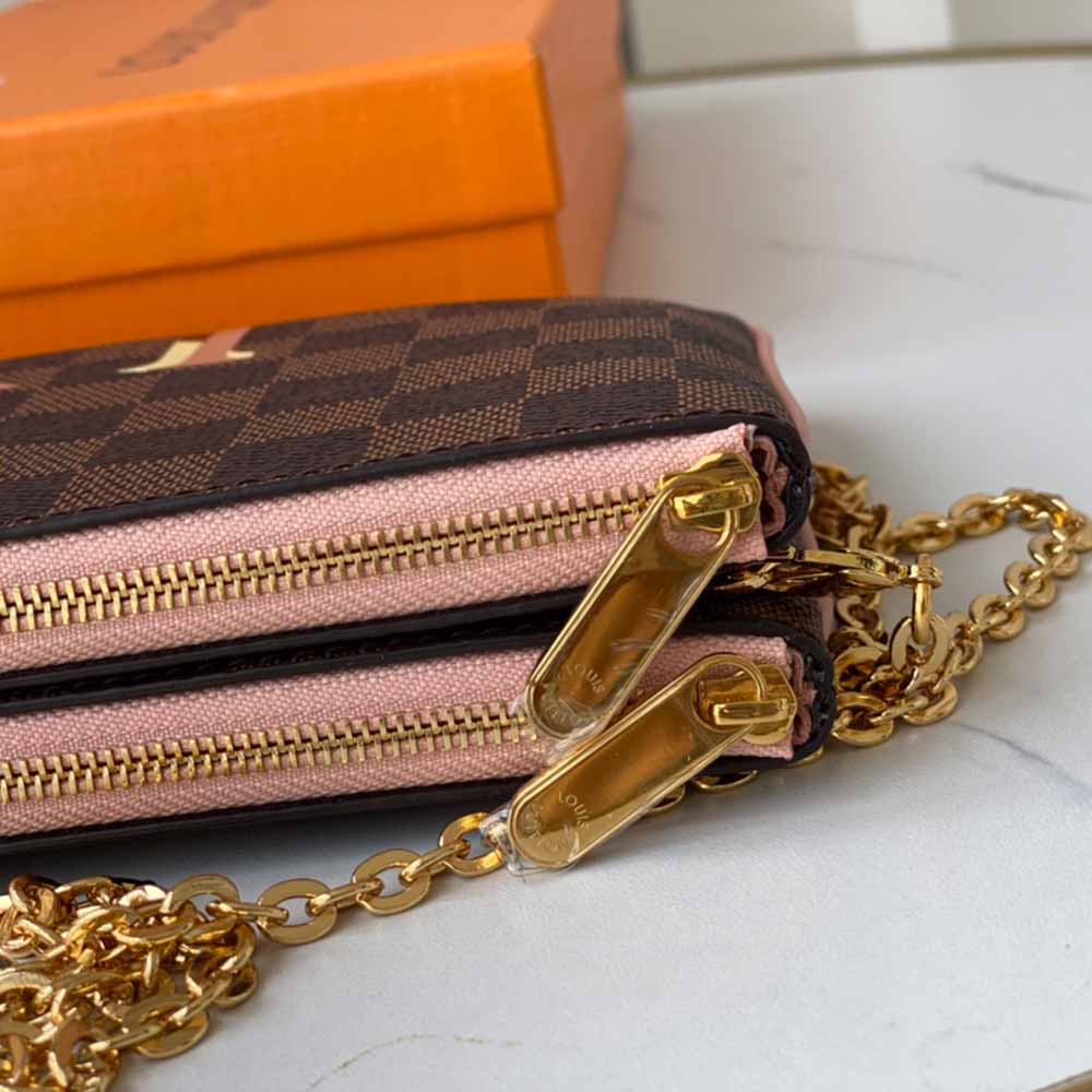 Replica Louis Vuitton Double Zip Pochette N60254