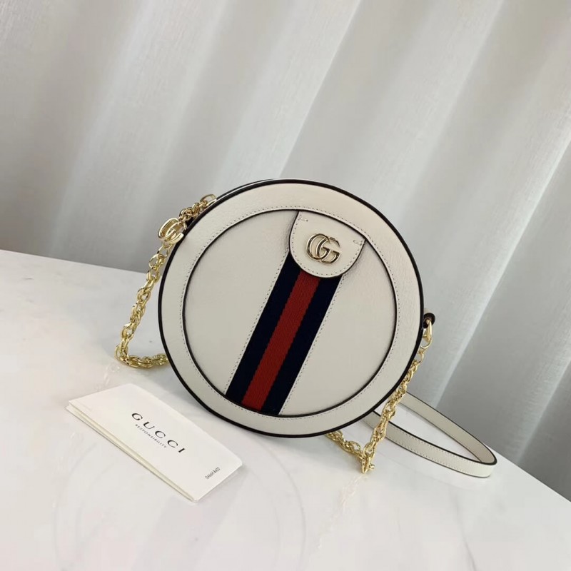 Replica Gucci Ophidia Mini Round Shoulder Bag 550618