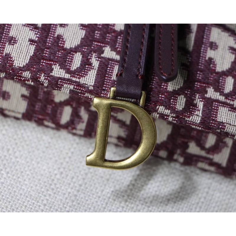 Replica Christian Dior Oblique Saddle Belt Bag S5619
