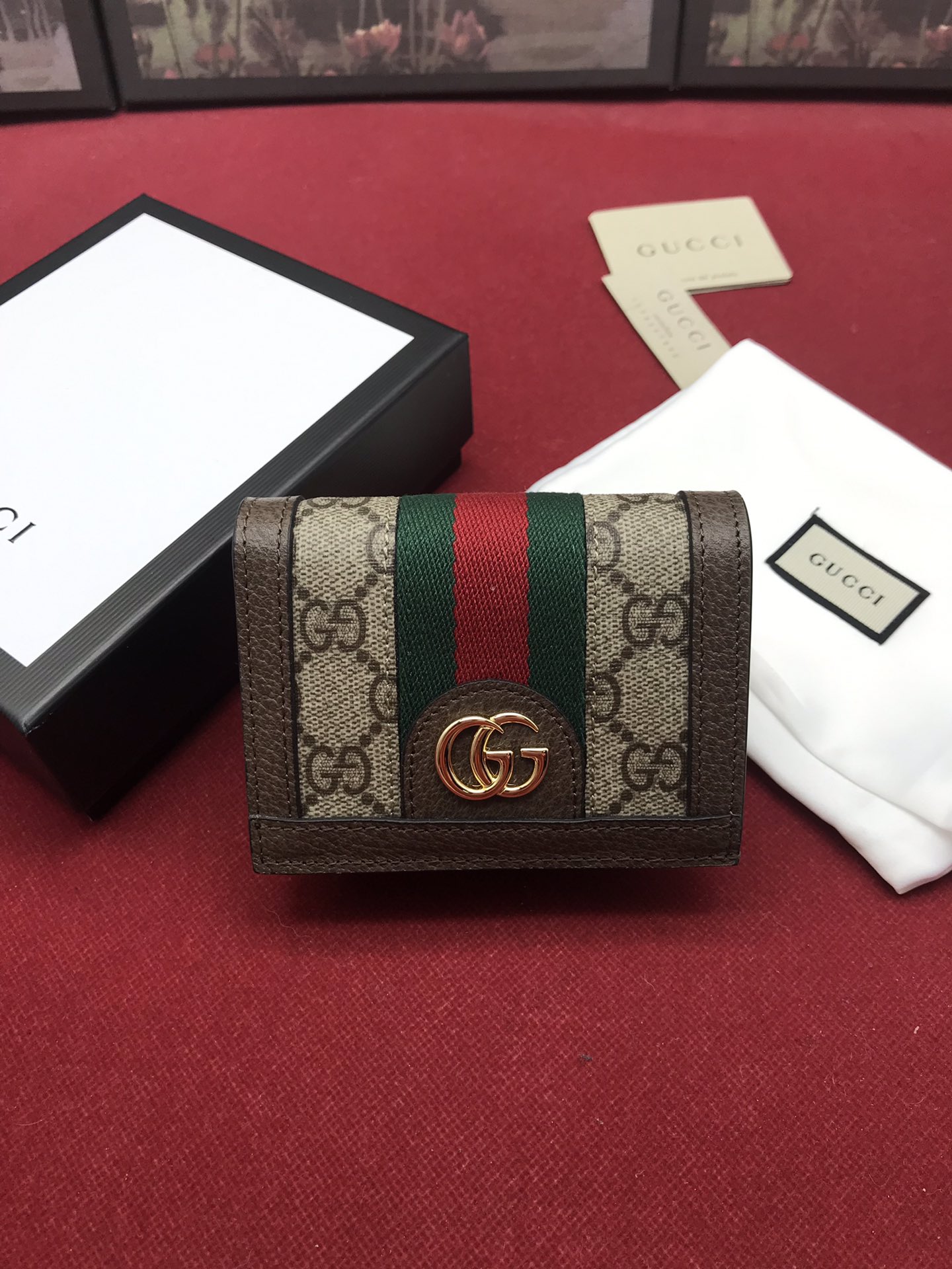 Replica Gucci Ophidia Card Case Wallet 523155
