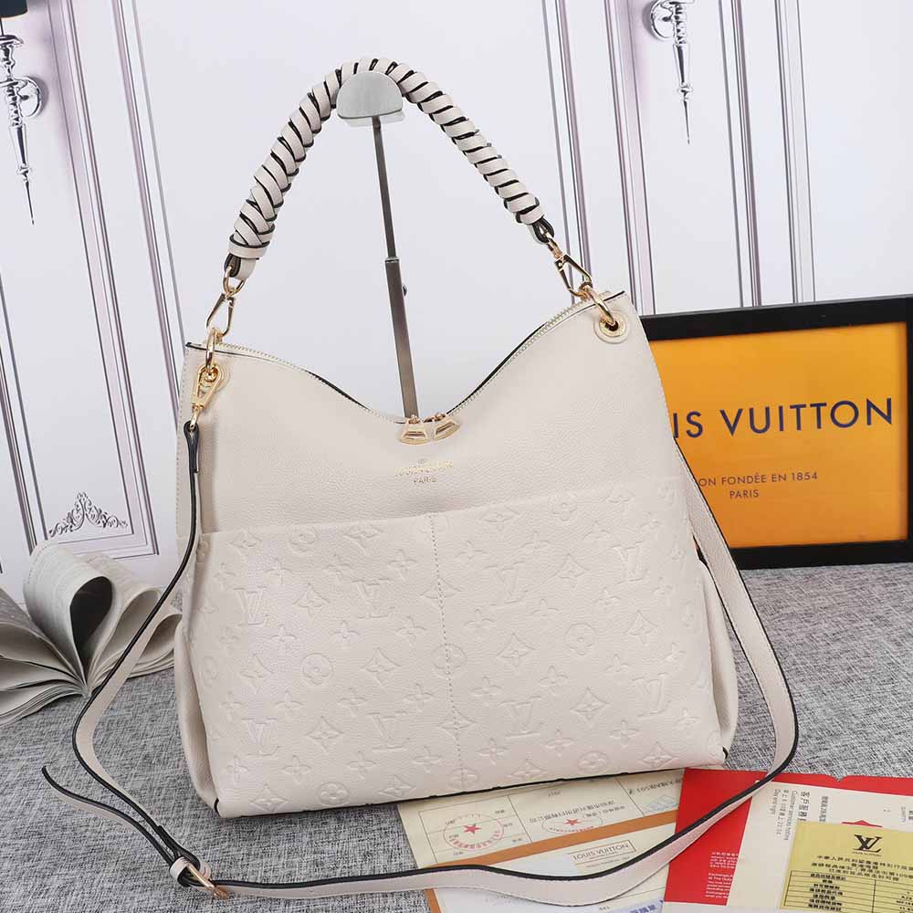 Replica Louis Vuitton Melie M44014 Black/Navy/White/Beige