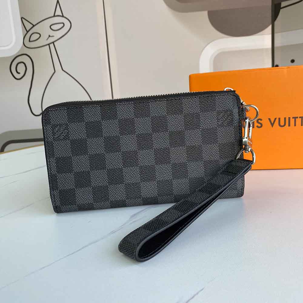 Replica Louis Vuitton Zippy Dragonne N60379-Blk