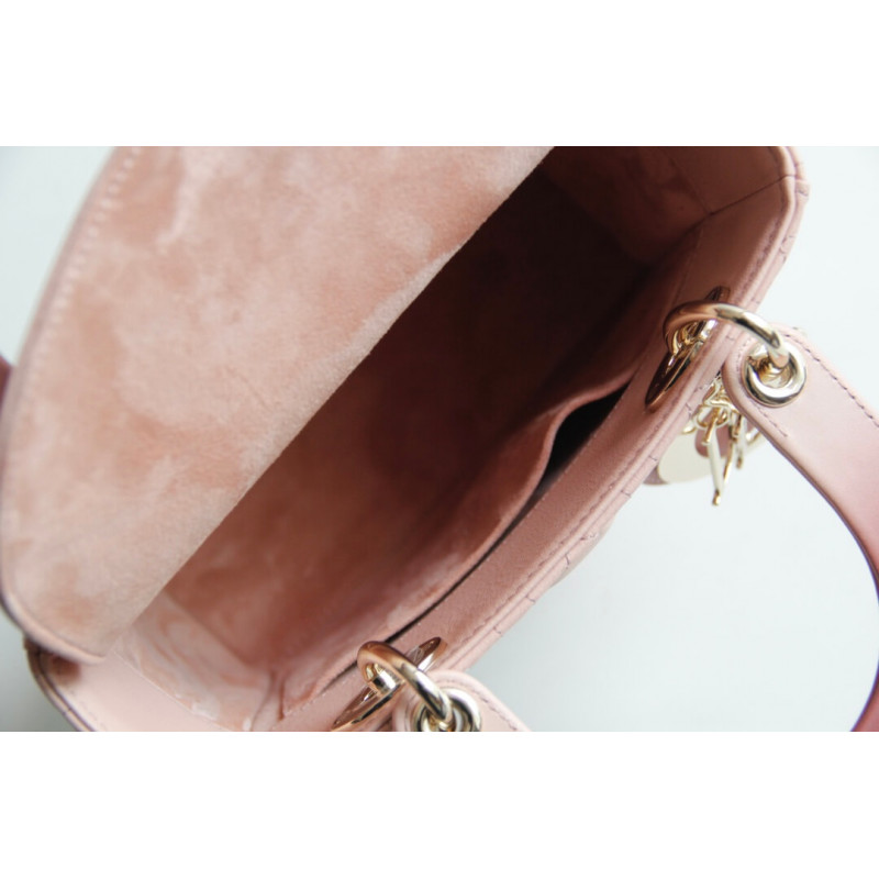 Replica Lady Dior My Abcdior Bag In Pink Gradient Cannage Lambskin M0538