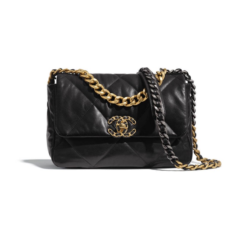Replica Chanel 19 Lambskin Flap Bag As1160