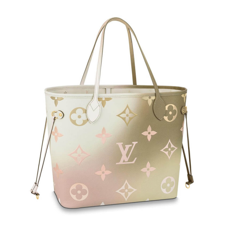 Replica Louis Vuitton Neverfull Mm M59859 Sunset Kaki