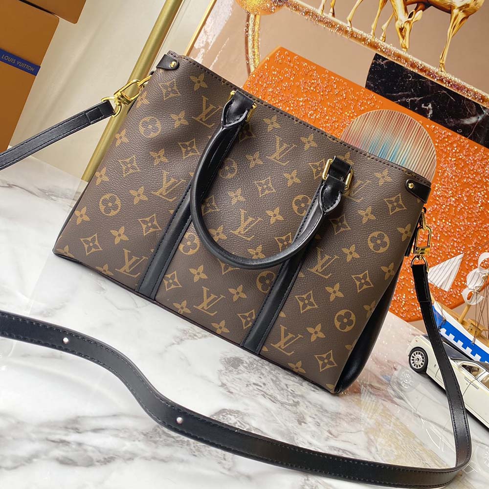 Replica Louis Vuitton Monogram Canvas Soufflot Mm