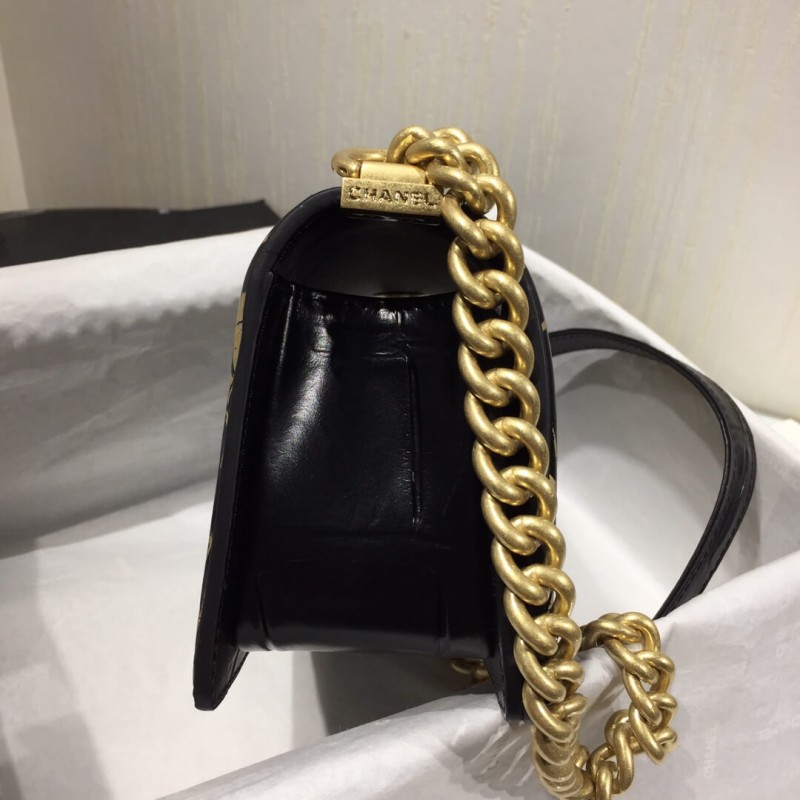 Replica Chanel Small Boy Chanel Handbag A67085 Gold