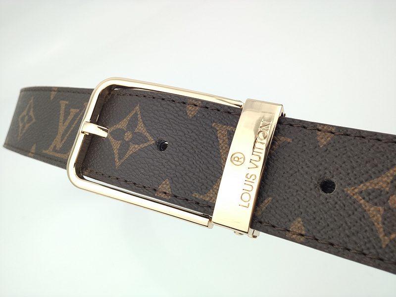 Replica Louis Vuitton Belt L160-80 35Mm Gold