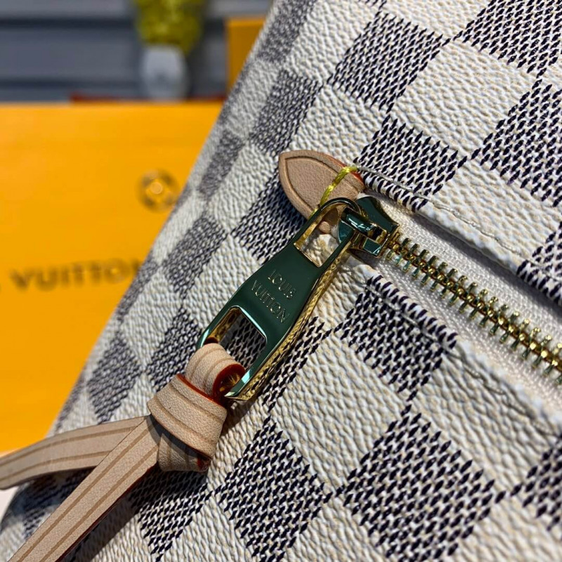 Replica Louis Vuitton Damier Azur Canvas Iena Mm N44040