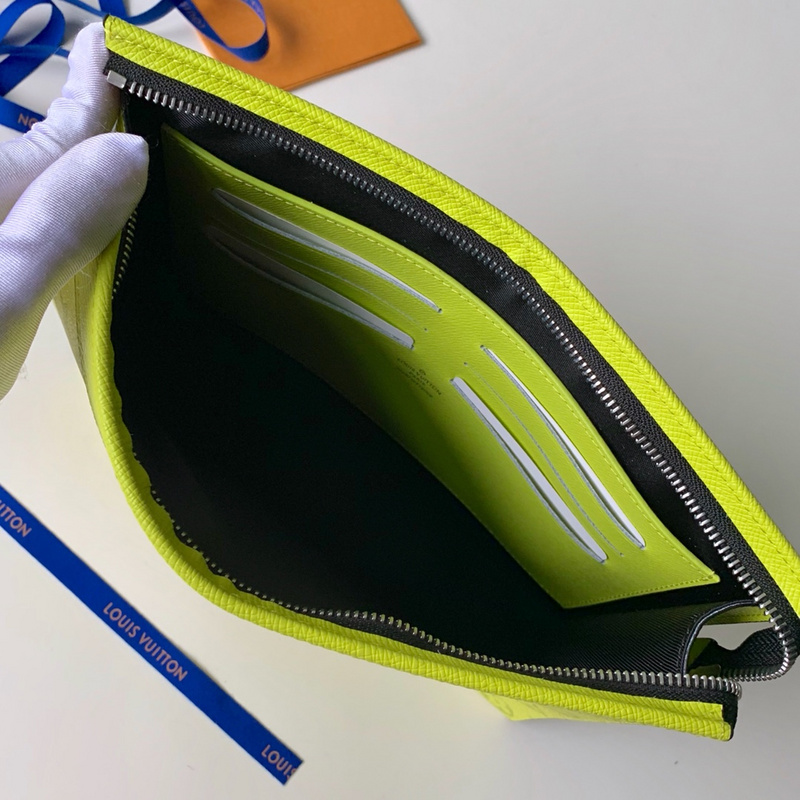 Replica Louis Vuitton Pochette Voyage Mm Yellow/White