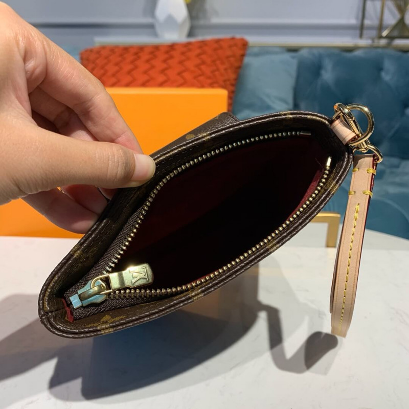 Replica Louis Vuitton Monogram Partition Clutch Bag M51901