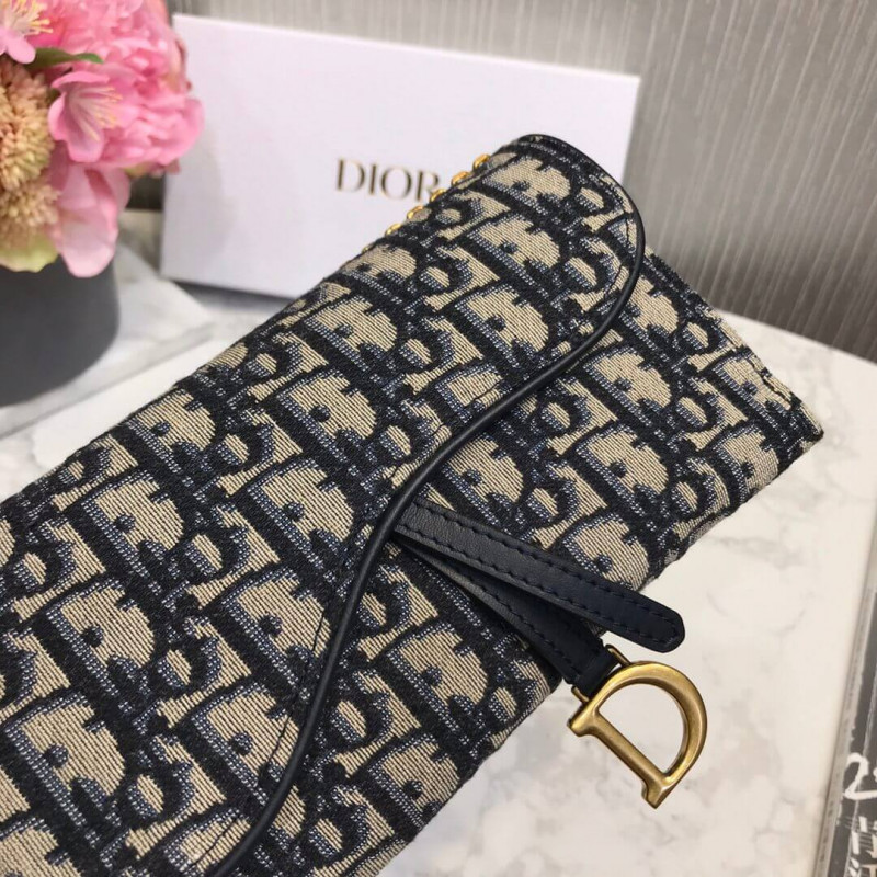 Replica Christian Dior Saddle Long Wallet On Chain S5614