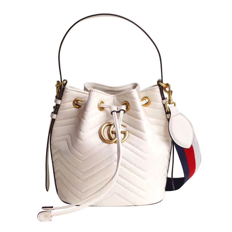 Replica Gucci Gg Marmont Quilted Leather Bucket Bag 476674