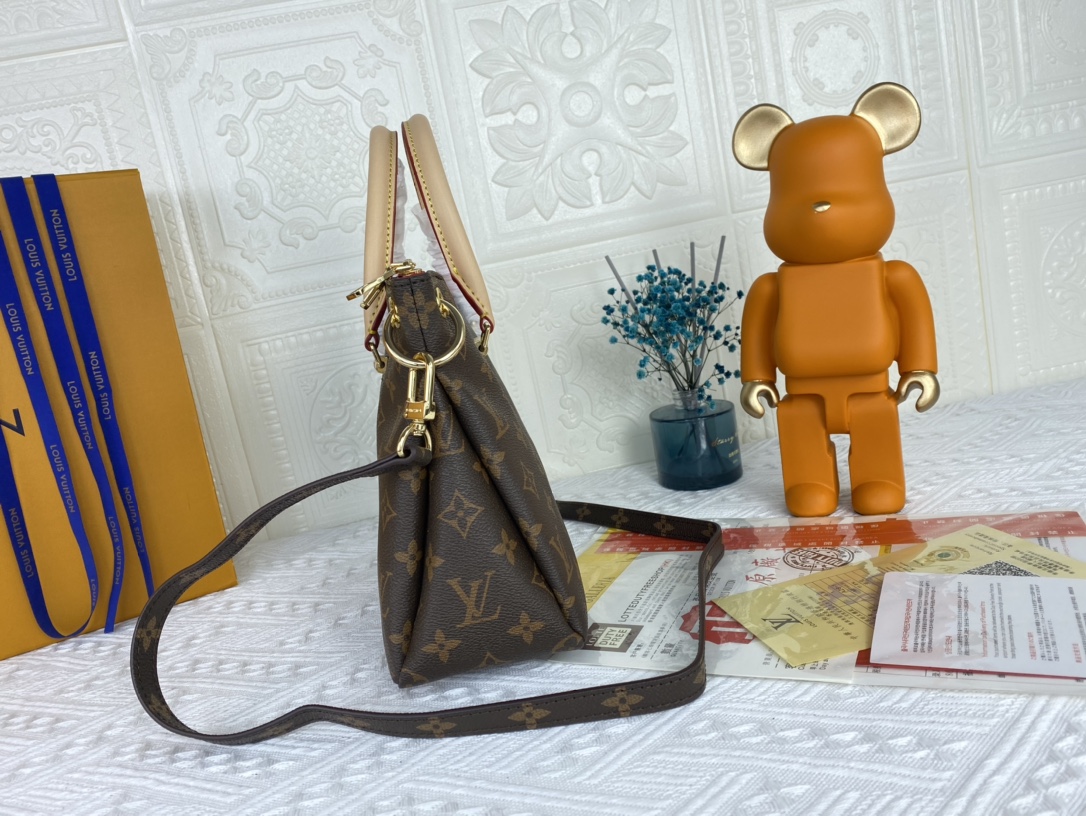 Replica Louis Vuitton Pallas Bb Black/Red/Pink