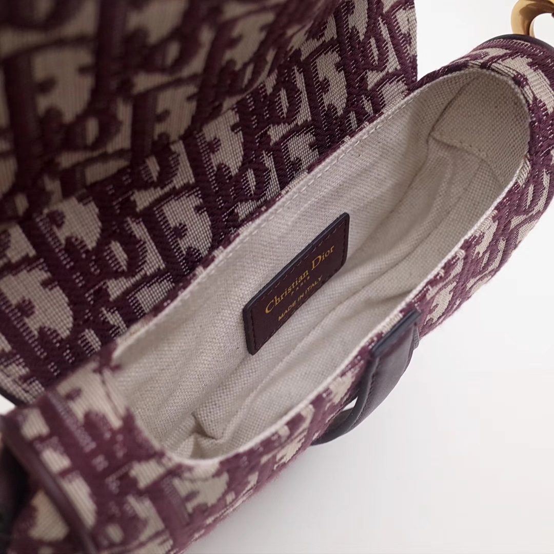 Replica Dior Mini Oblique Saddle Bag