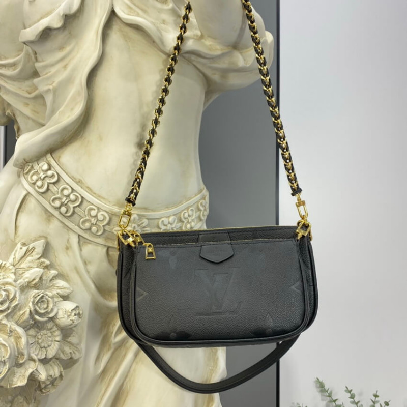 Replica Louis Vuitton Monogram Empreinte Multi Pochette Accessoires M80447 M80399