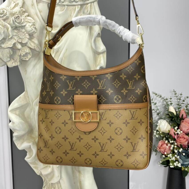 Replica Louis Vuitton Hobo Dauphine Mm M45195