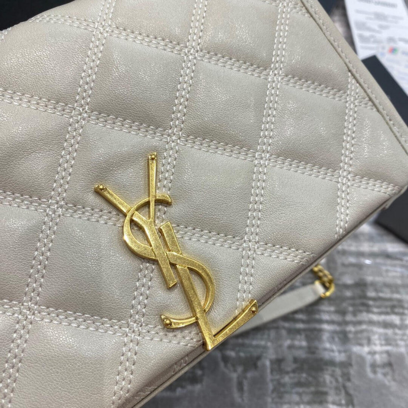 Replica Saint Laurent Becky Chain Wallet In Quilted Lambskin 585031