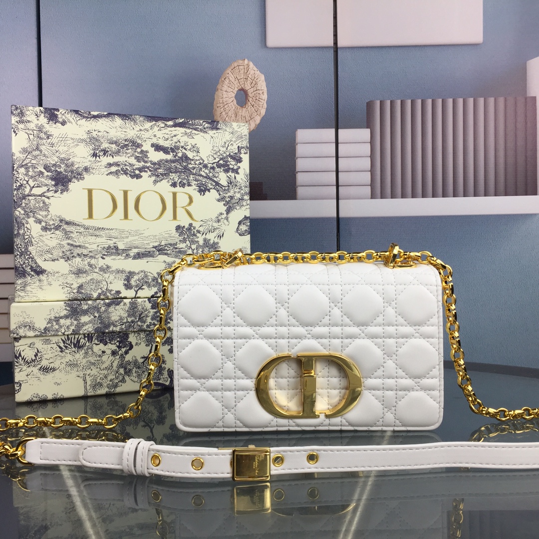 Replica Dior Small Dr Caro Bag White/Red/Blue