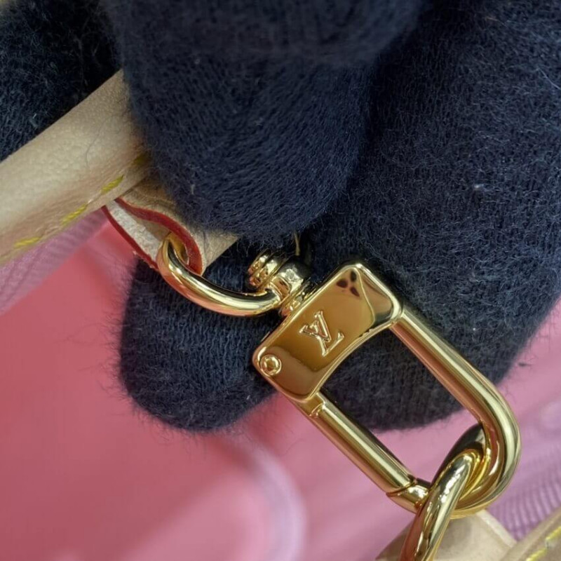 Replica Louis Vuitton Damier Azur Neverfull Pm N41362 Pink