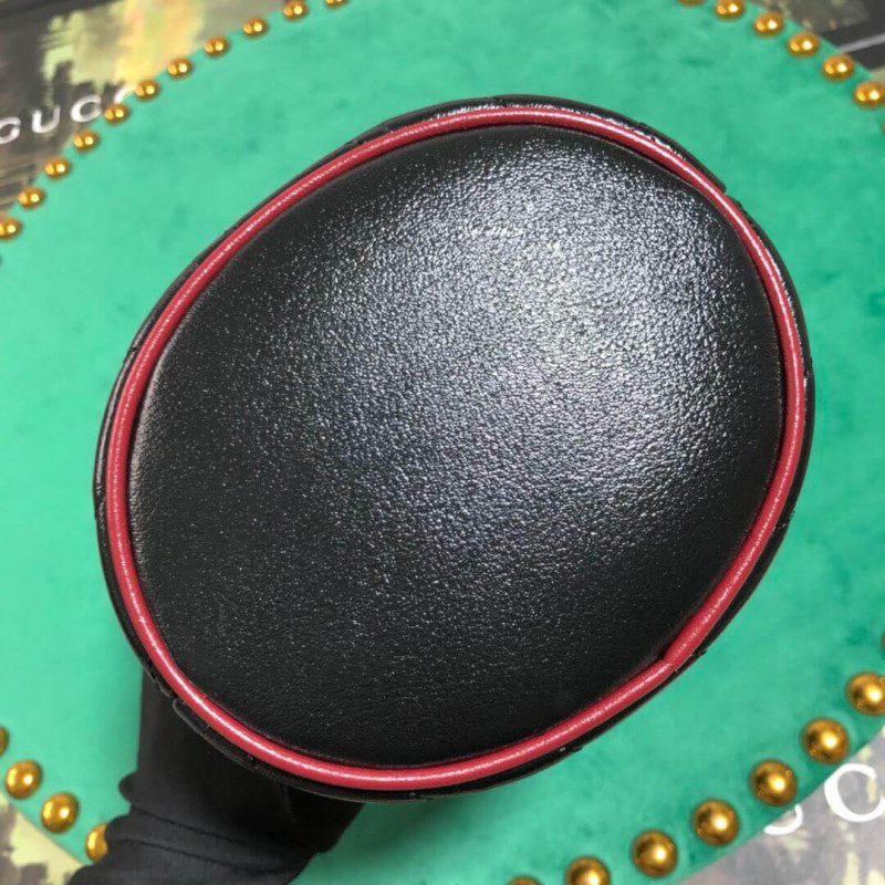 Replica Gucci Gg Marmont Mini Bucket Bag 575163 Black