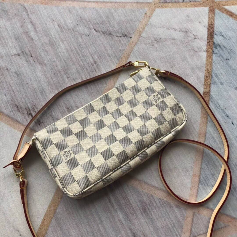 Replica Louis Vuitton Damier Azur Canvas Pochette Accessoires N41207/N51986