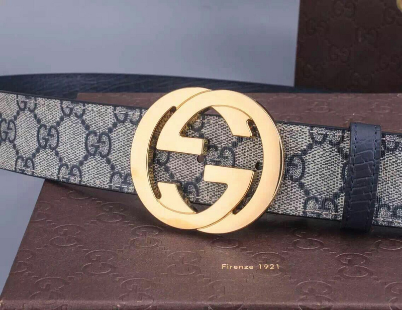 Replica Gucci Belt 400360- Gold Buckle 38Mm