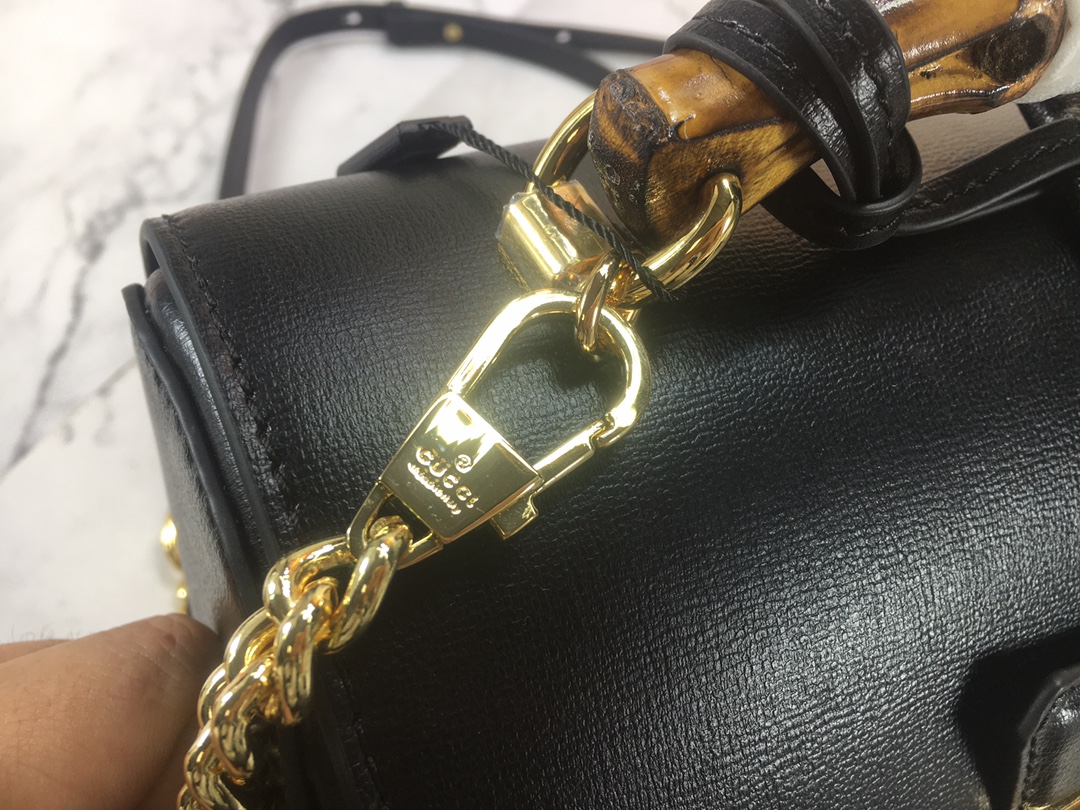 Replica Gucci Padlock Small Bamboo Shoulder Bag 603221