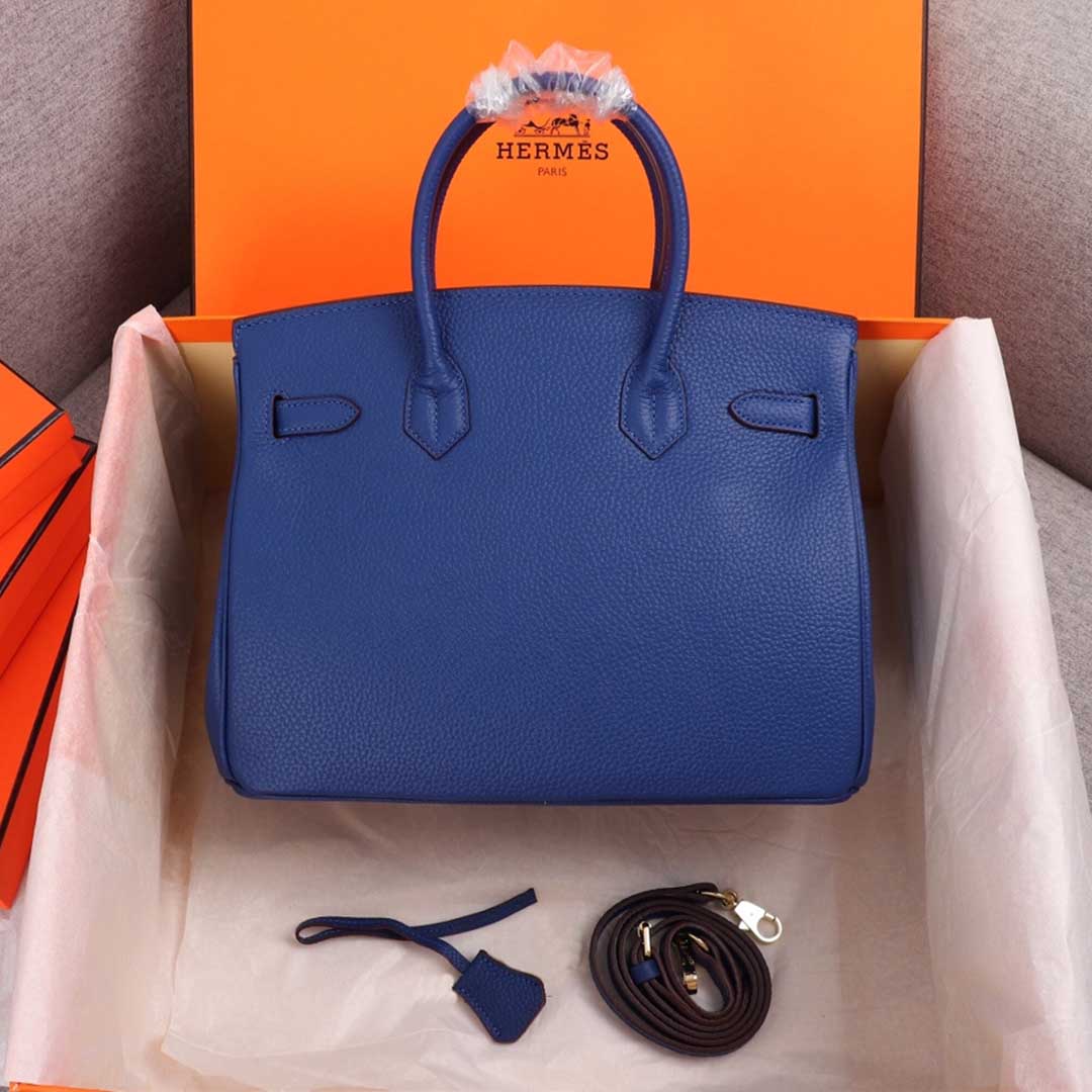 Replica Hermes Aaa-Birkin 25/30/35 Bag Beige/Orange/Navy