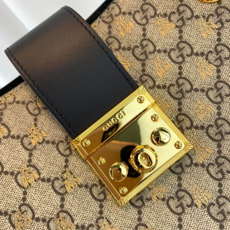 Replica Gucci Padlock Gg Supreme Bees Medium Shoulder Bag 479197