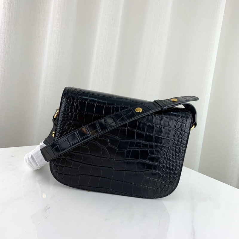 Replica Gucci 1955 Horsebit Crocodile Shoulder Bag 602204