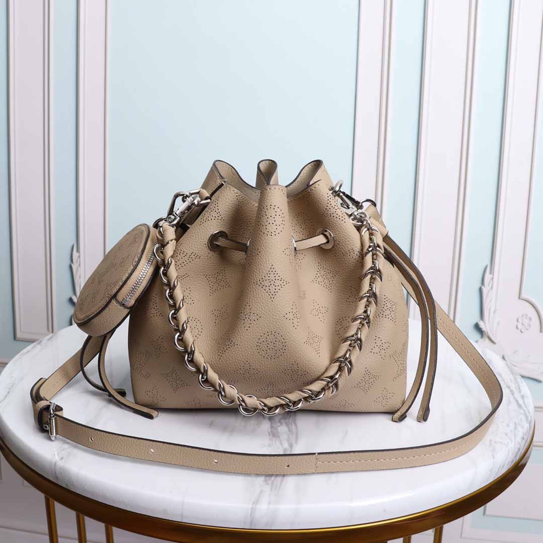 Replica Louis Vuitton Muria M57526 Black/Beige/Pink