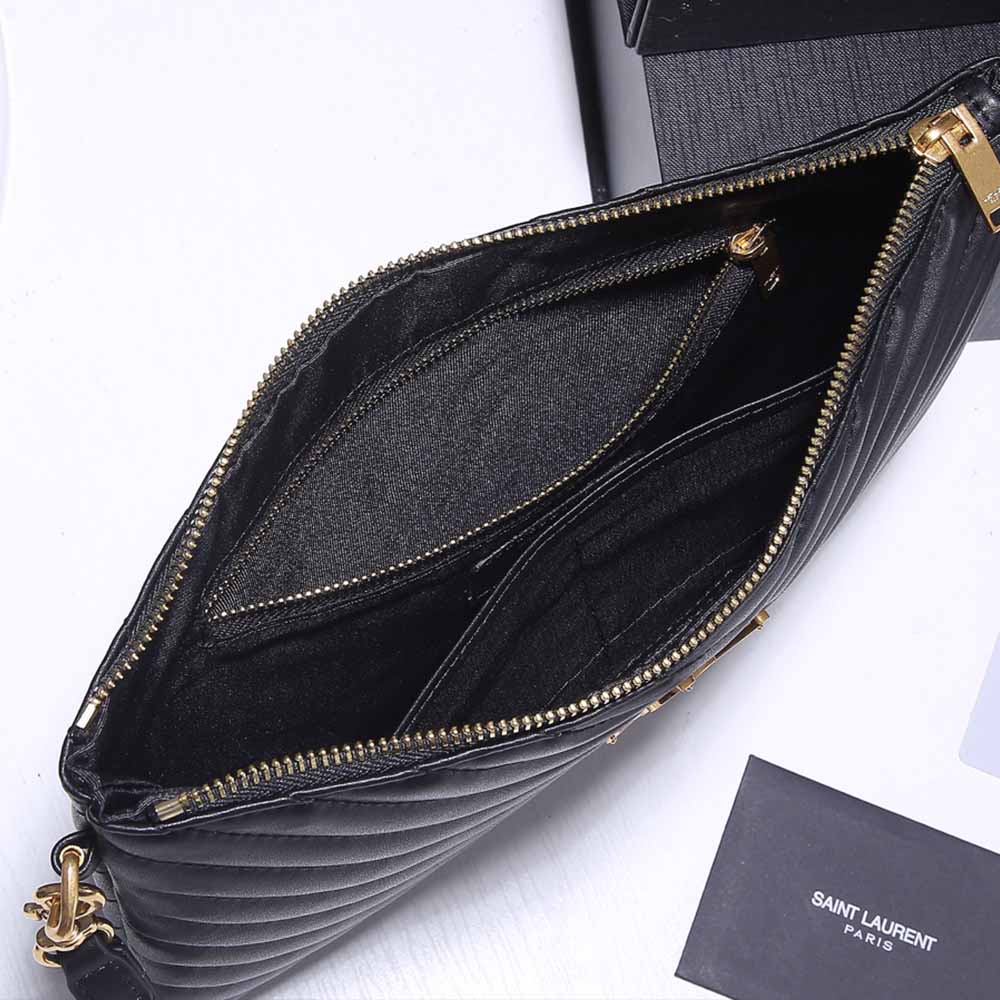 Replica Ysl Monogram Tablet Pouch In Matelasse Leather 1850