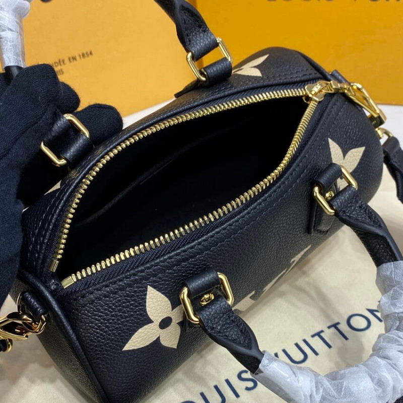 Replica Louis Vuitton Papillon Bb M45980 Black/Beige