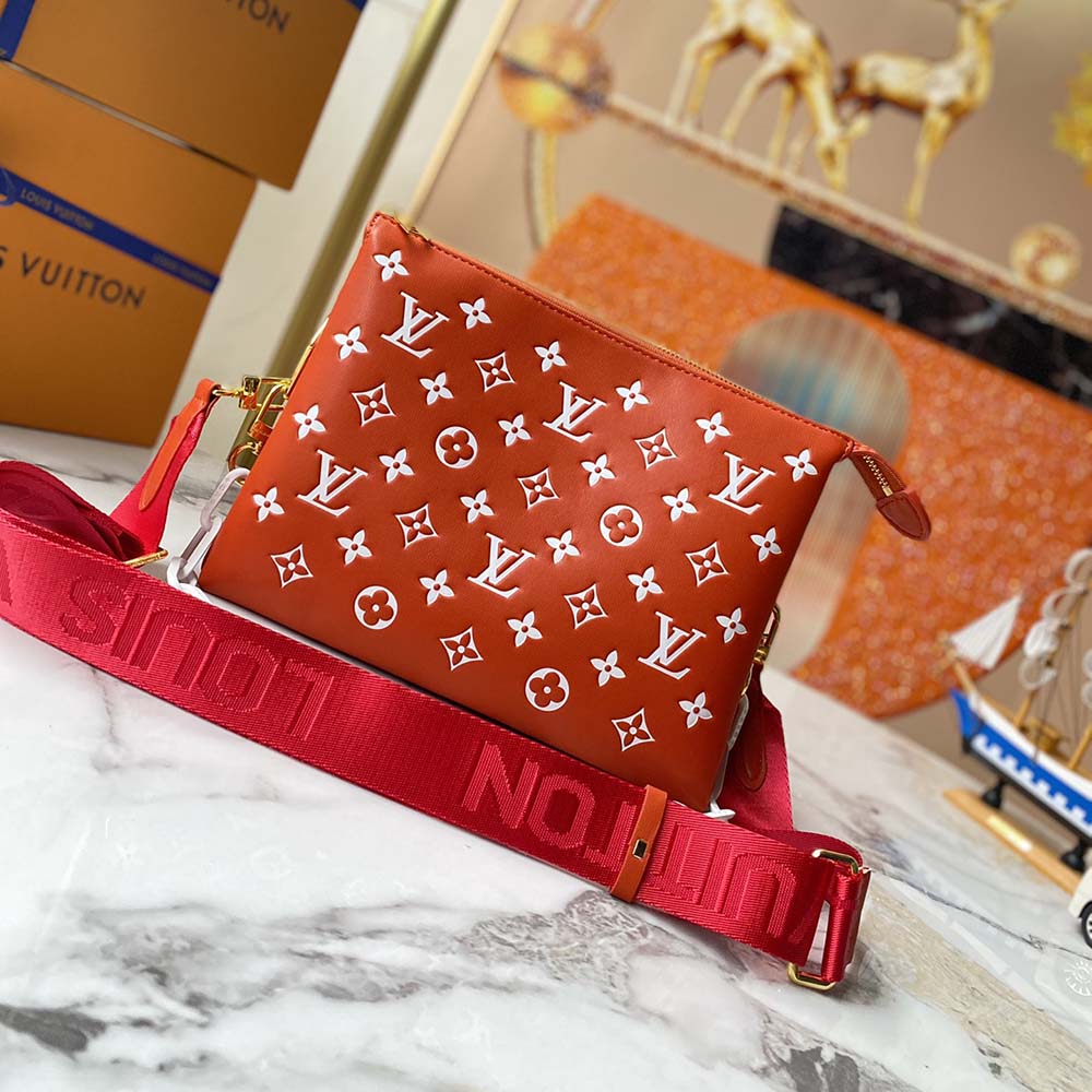 Replica Louis Vuitton Coussin Pm Handbag- Red/Yellow