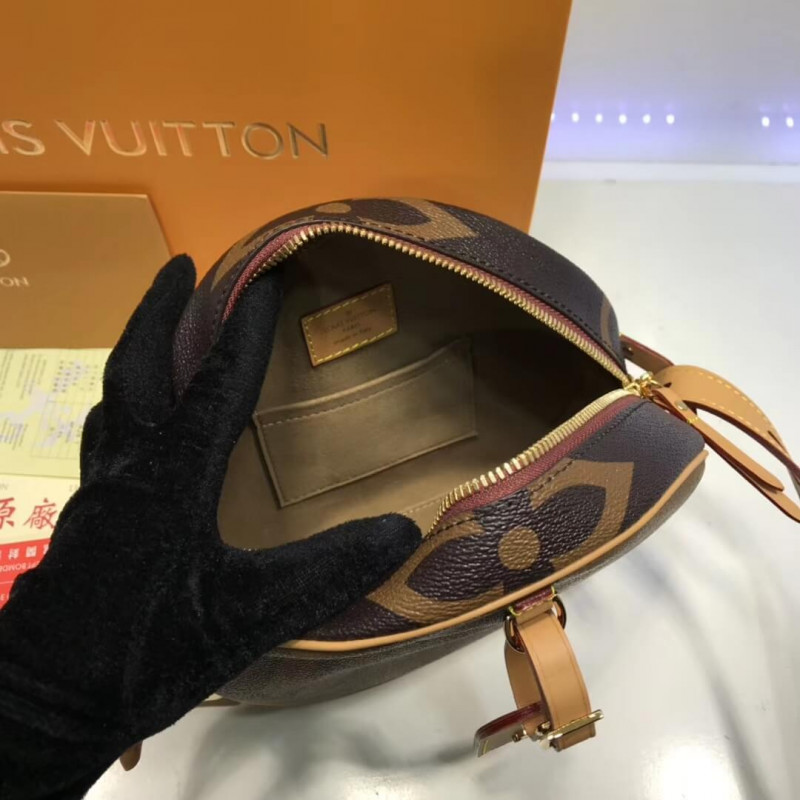 Replica Louis Vuitton Monogram Reverse Canvas Boite Chapeau Souple M44604