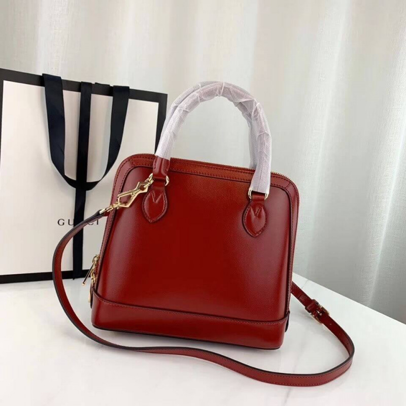 Replica Gucci 1955 Horsebit Leather Small Top Handle Bag 621220