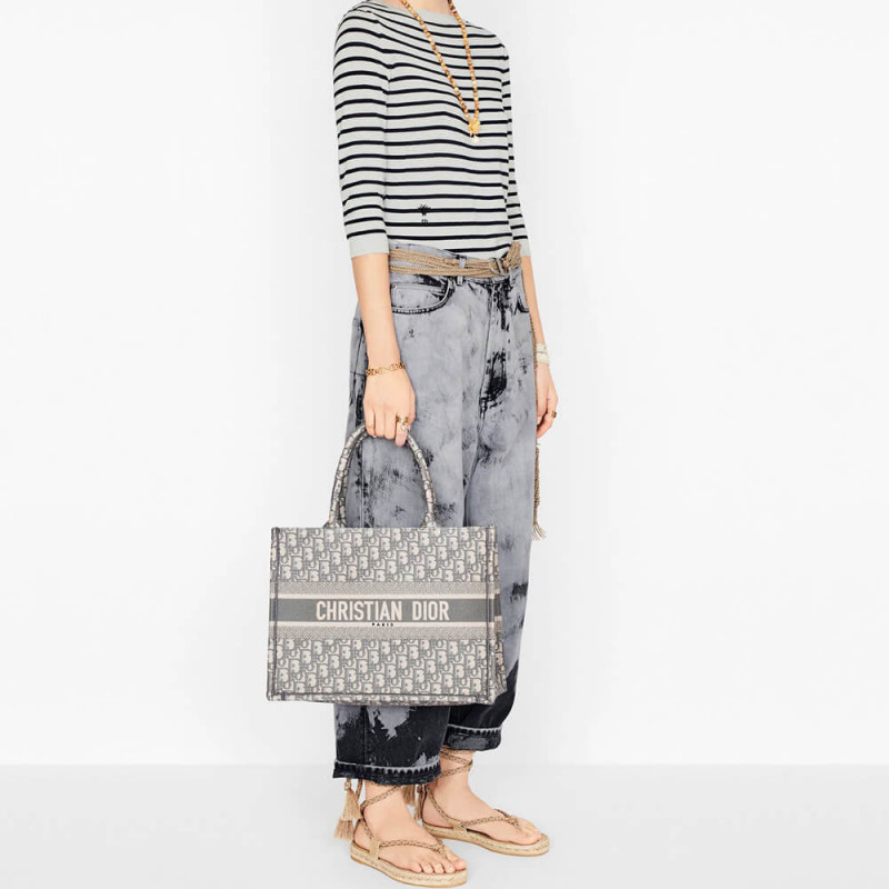 Replica Christian Dior Small Book Tote Oblique M1296