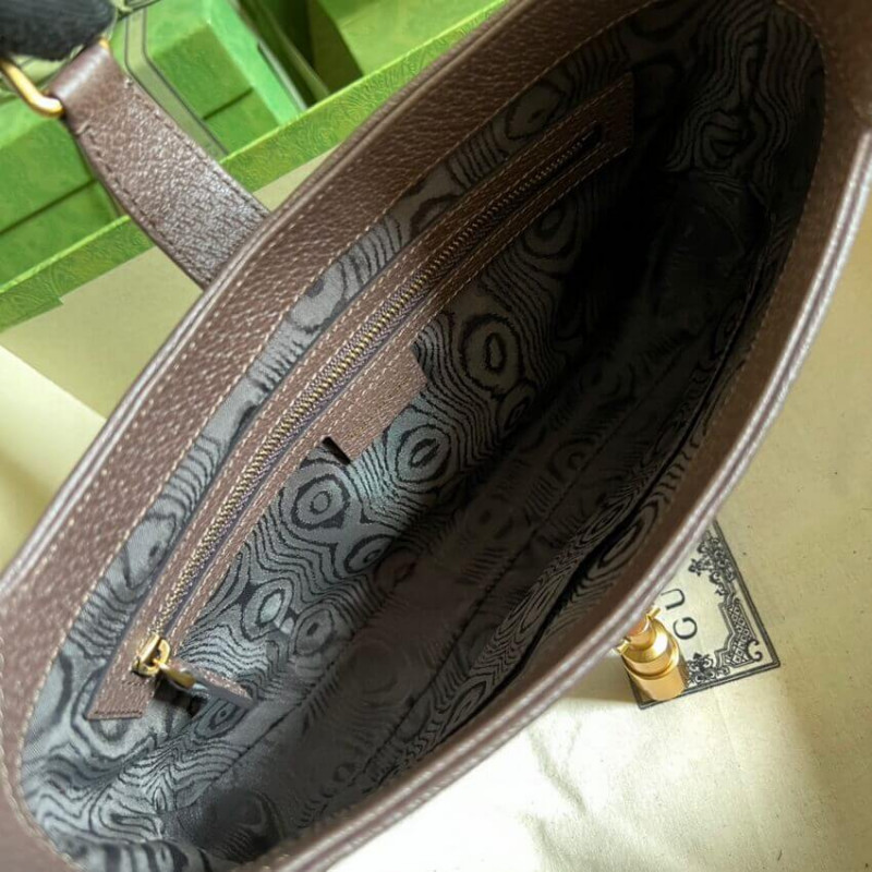 Replica Gucci X Balenciaga Jackie 1961 Small Hobo Bag 680118 Coffee