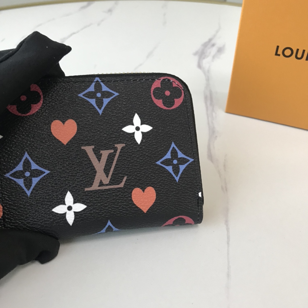 Replica Louis Vuitton Game On Zippy Coin Purse M80305 Black/White