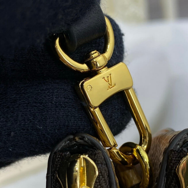 Replica Louis Vuitton Monogram Double Zip Pochette M69203