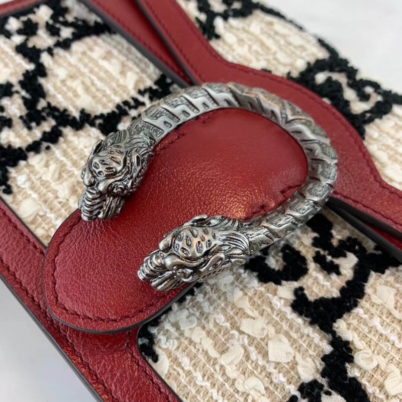 Replica Gucci Dionysus Gg Tweed Small Shoulder Bag 400249