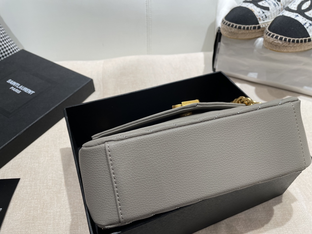 Replica Ysl Envelope Medium Bag In Mix Embossed Leather-Gold