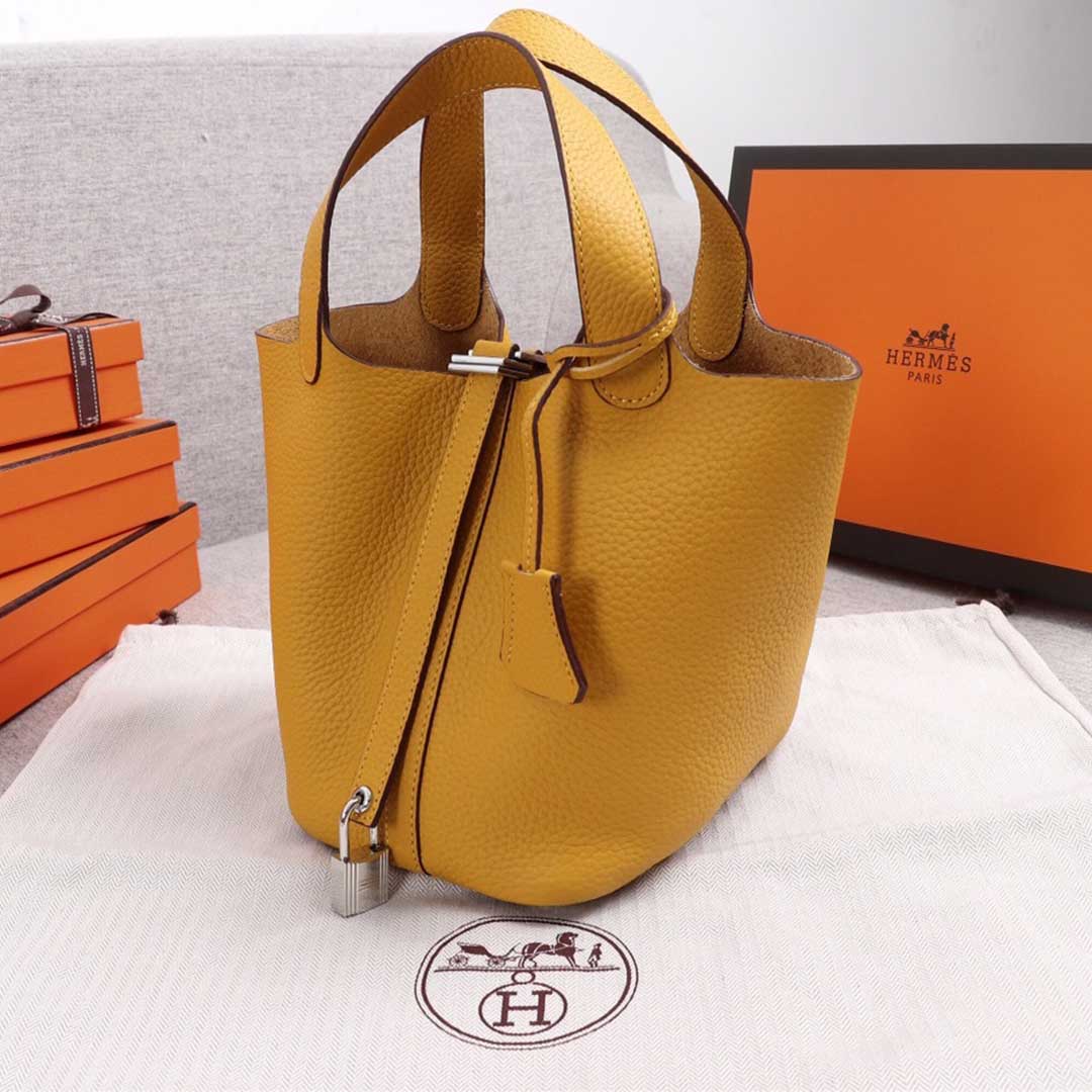 Replica Hermes Aaa-Picotin Lock 22Cm 18Cm Bag Blue/Orange/Pink