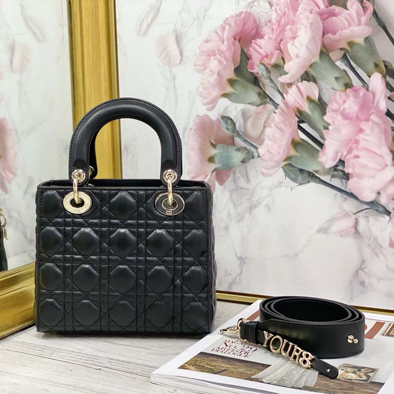 Replica Dior Aaa-My Abc Lady Dr Bag Black/White/Red